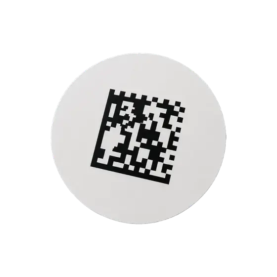 Круглая этикетка для Честного знака с Data Matrix